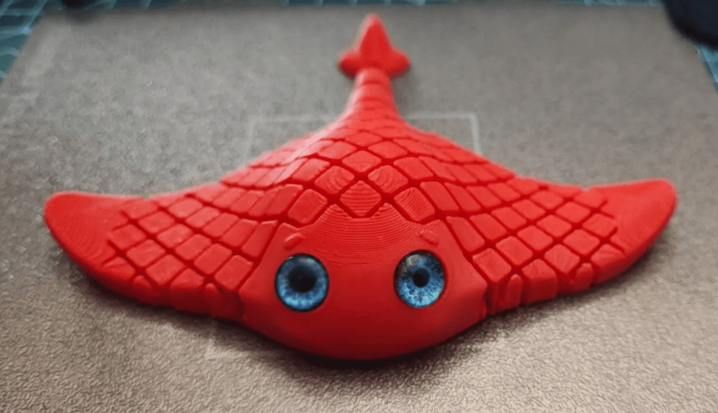 popular 3d printed articulated animals_5_flexi manta ray